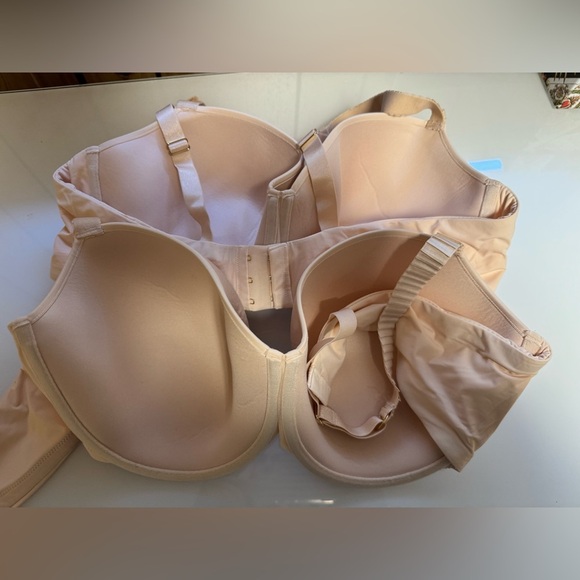 SET of 2 Third Love Classic T-Shirt Bra Soft Pink Size 42D EUC - Picture 4 of 7